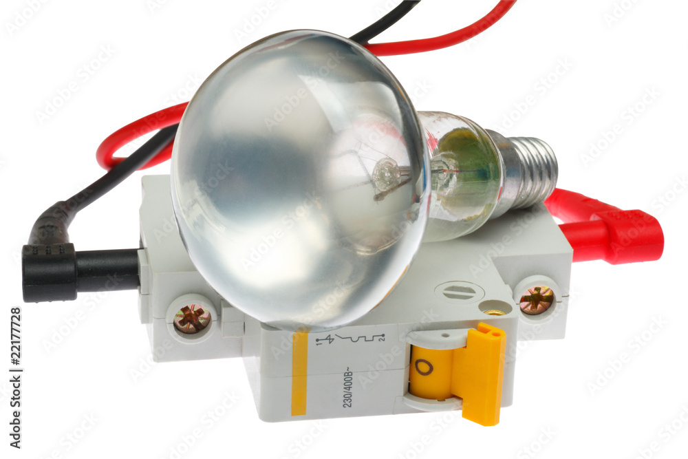 Electric light bulb and circuit Breaker Electric light bulb and circuit Breaker