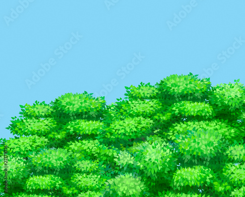 Green forest background vector