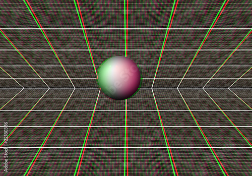 Tableau sur toile anaglyph
