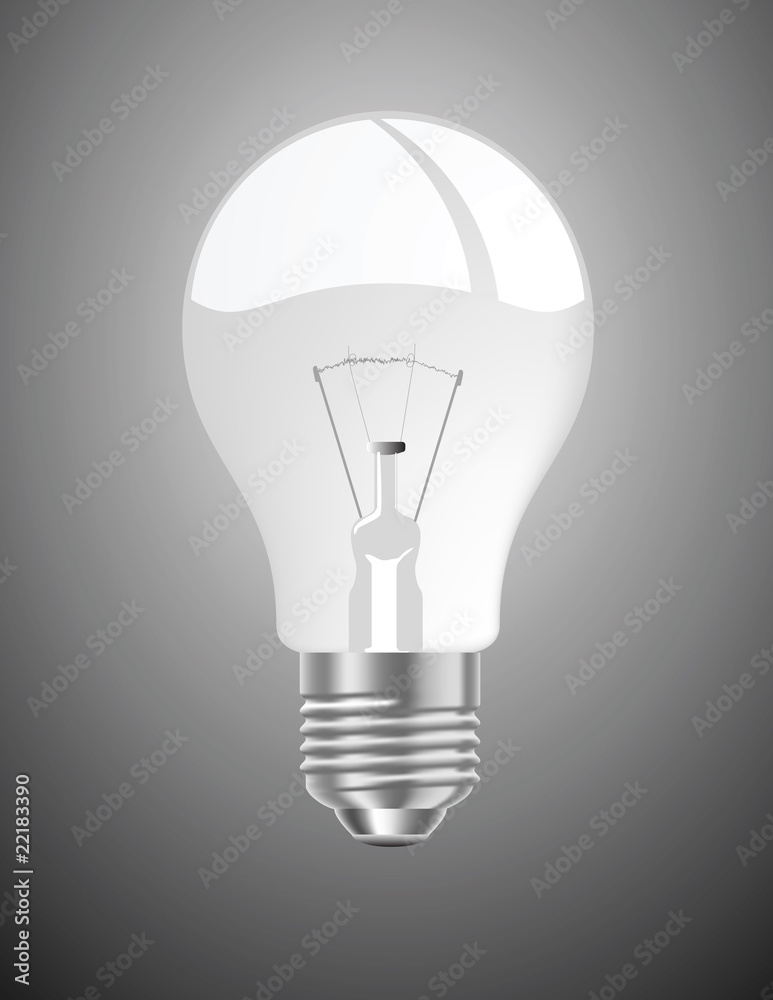 realistic light bulb realistic light bulb