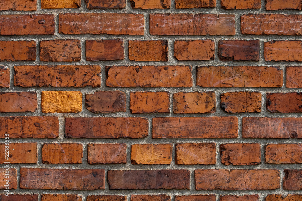 Red brick wall Red brick wall