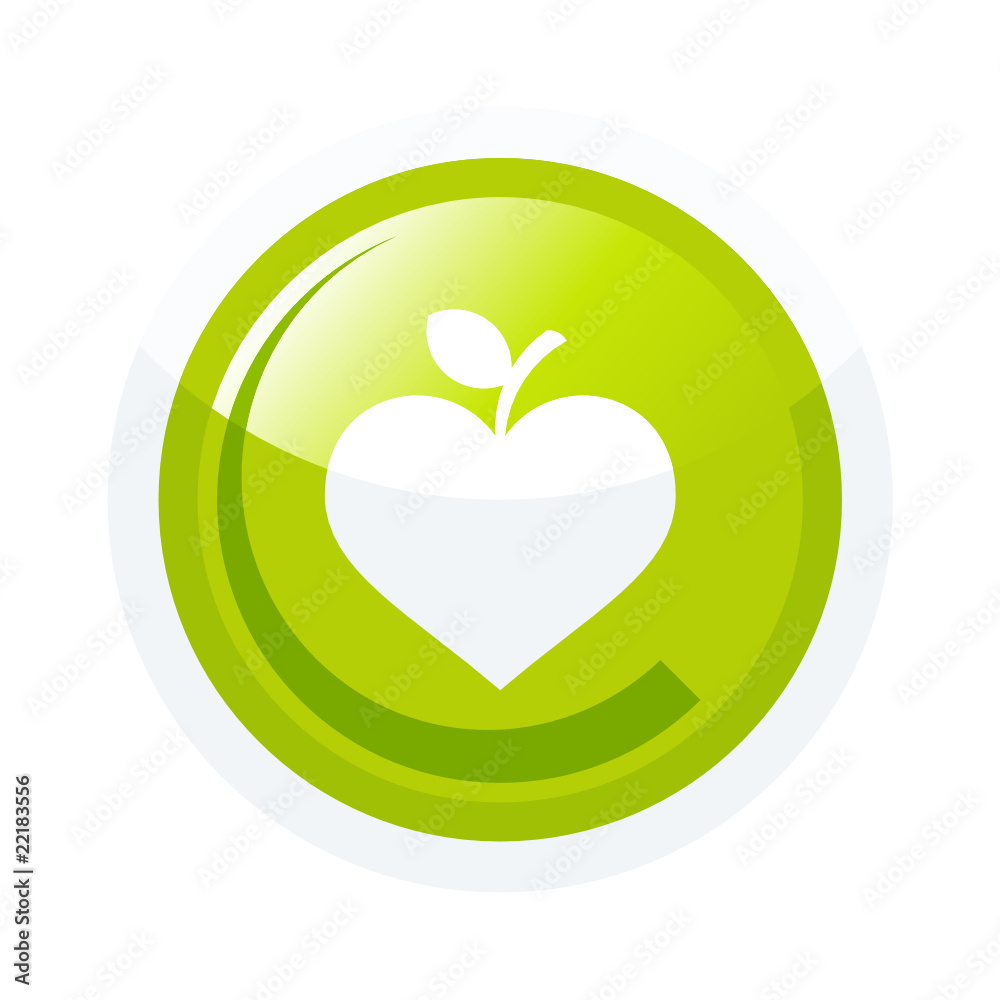 apfel herz symbol zeichen icon apfel herz symbol zeichen icon
