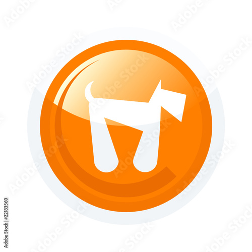 hund symbol zeichen button icon