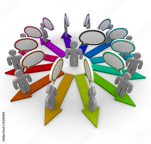 Spreading the Word - People and Arrows