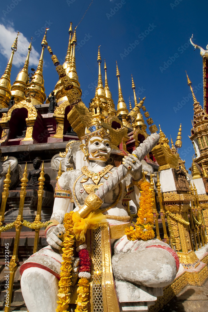 Giant at Thai Buddhist temple Giant at Thai Buddhist temple