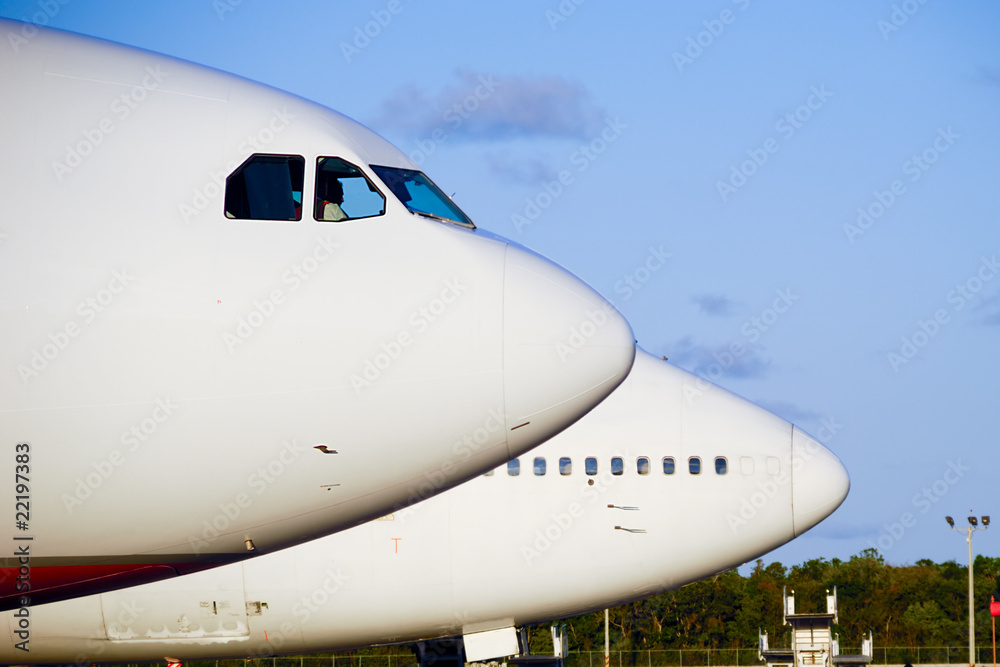 Plane in airport Plane in airport