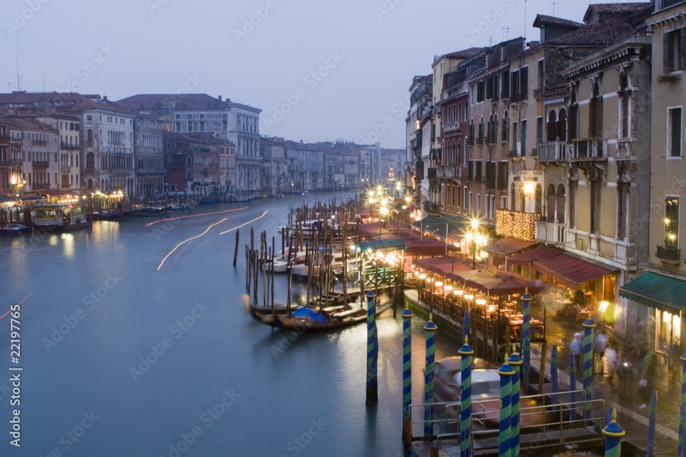 Venice - canal grande in evening