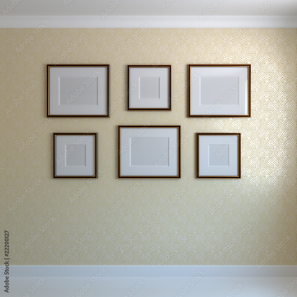 Frames on the wall Frames on the wall
