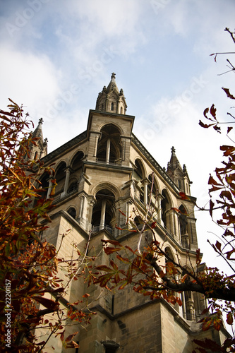 Cathedral Notre-Dame exterior, Lausanne, Switzerland