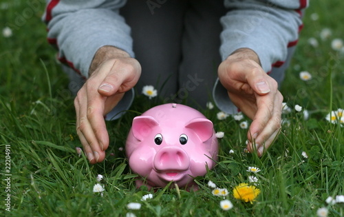 tirelire,cochon,rose,argent,banque,économie photo