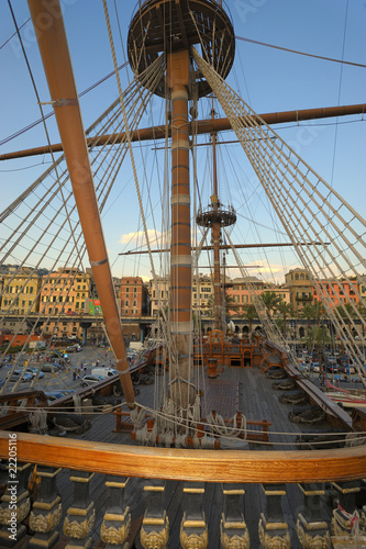 sailing vessel moored