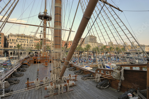 sailing vessel moored