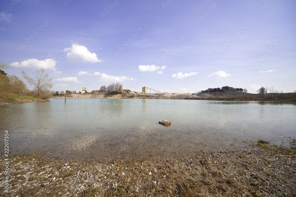 Obraz premium Baggersee