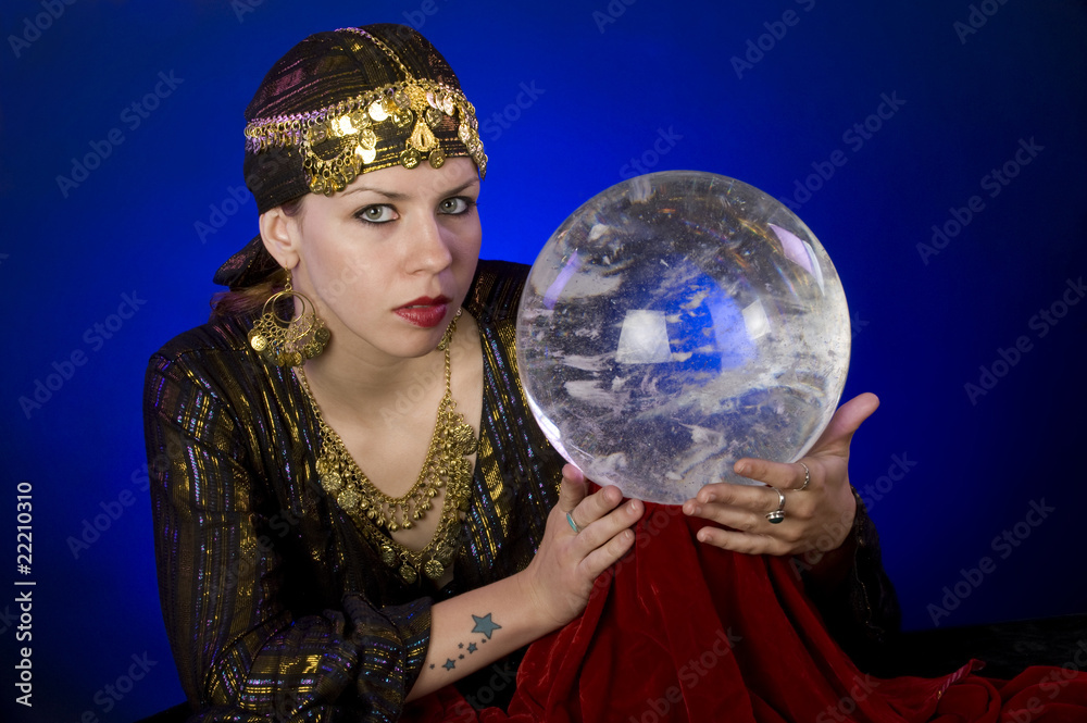 Naklejka premium Fortune-teller