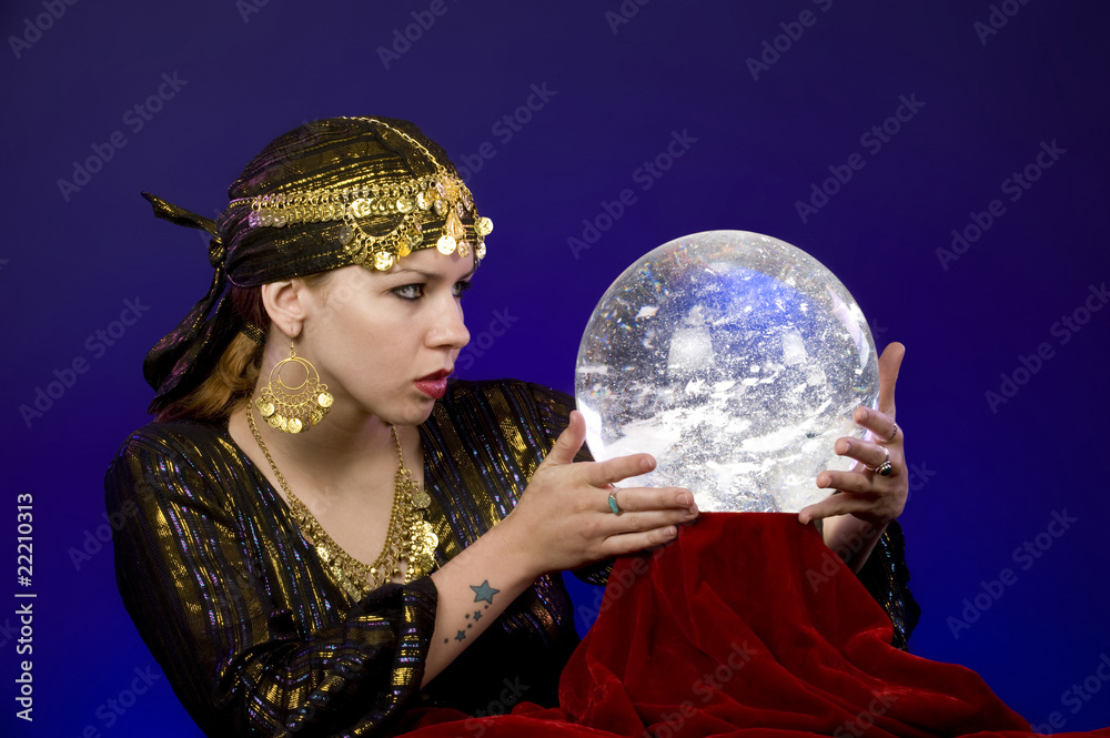 Naklejka premium Fortune-Teller
