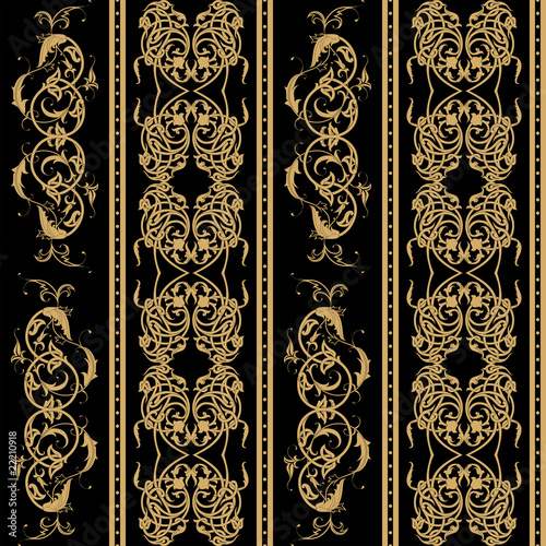 Seamless floral background. Vector illustration.