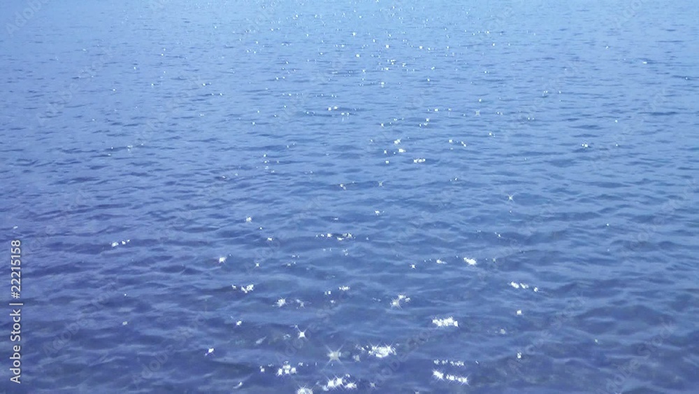 Glitzernde Wasserwellen - Video - Blue Water Glitzernde Wasserwellen - Video - Blue Water