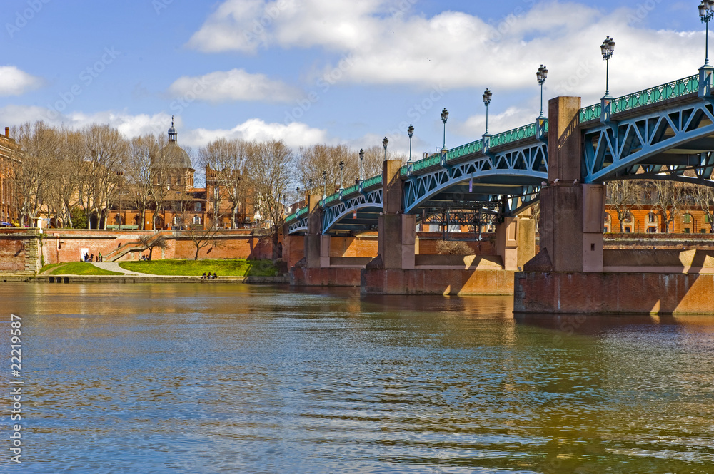 Naklejka premium Garonne in Toulouse