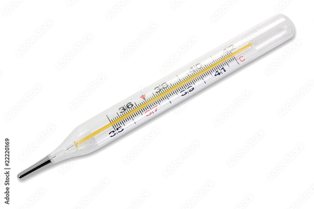 Thermometer isolated on white Thermometer isolated on white