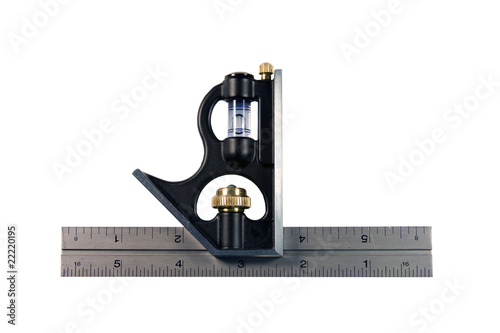 t-square isolated with clipping path