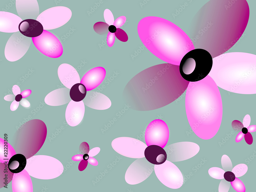 Fototapeta premium Fleurs mvt