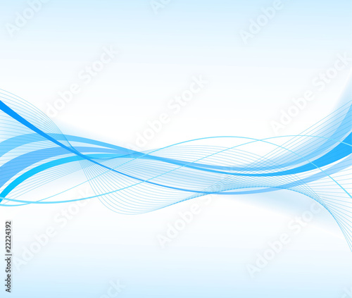 Abstract blue background vector © vanias