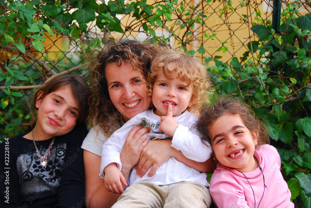 Fototapeta premium Famille
