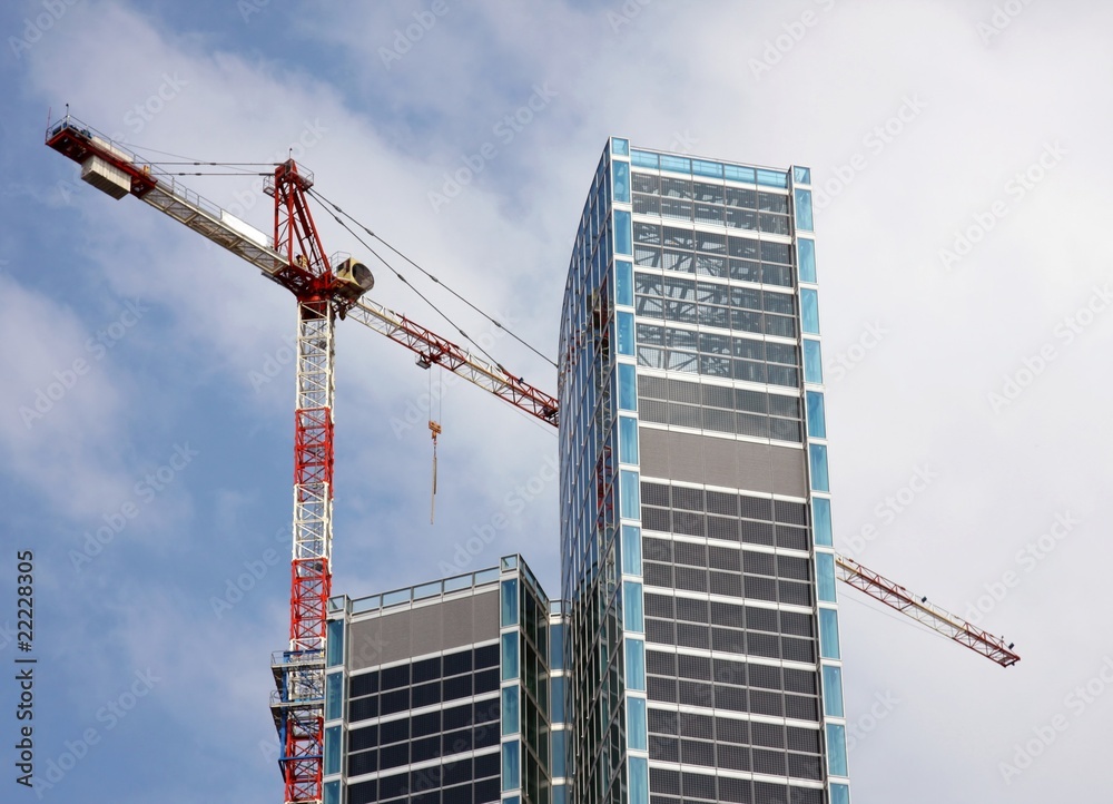 Fototapeta premium grattacielo in costruzione