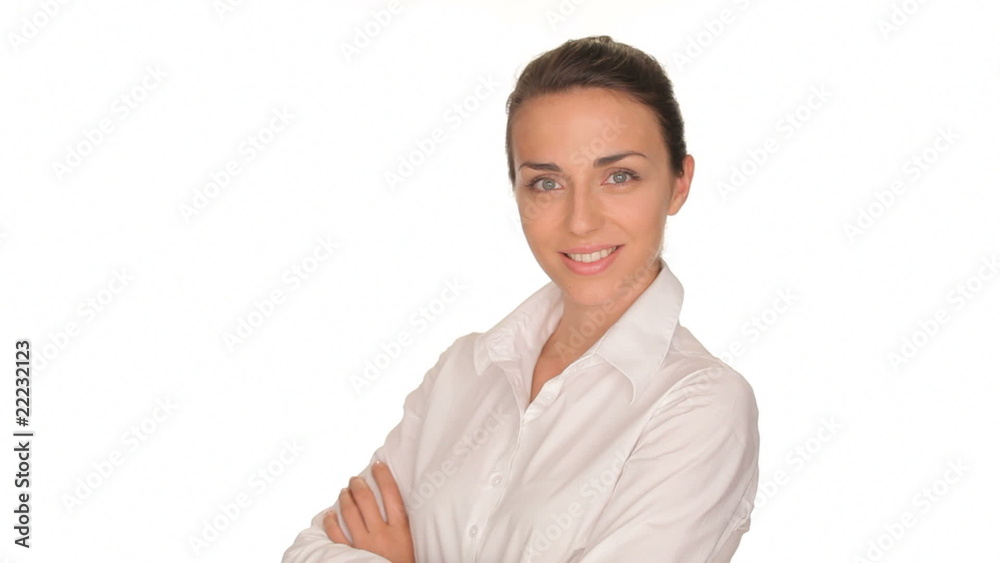 Beautiful businesswoman coming Beautiful businesswoman coming