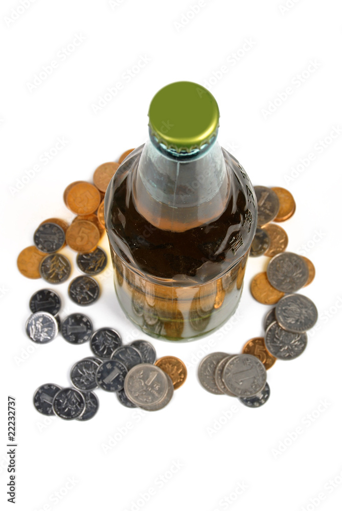 wine and coins wine and coins