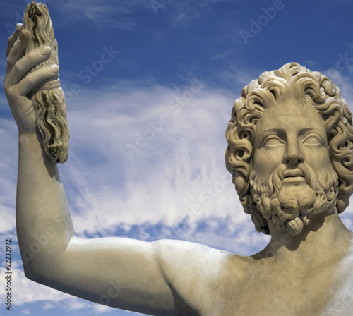 Roma, palazzo Braschi, statua di Giove tonante photo