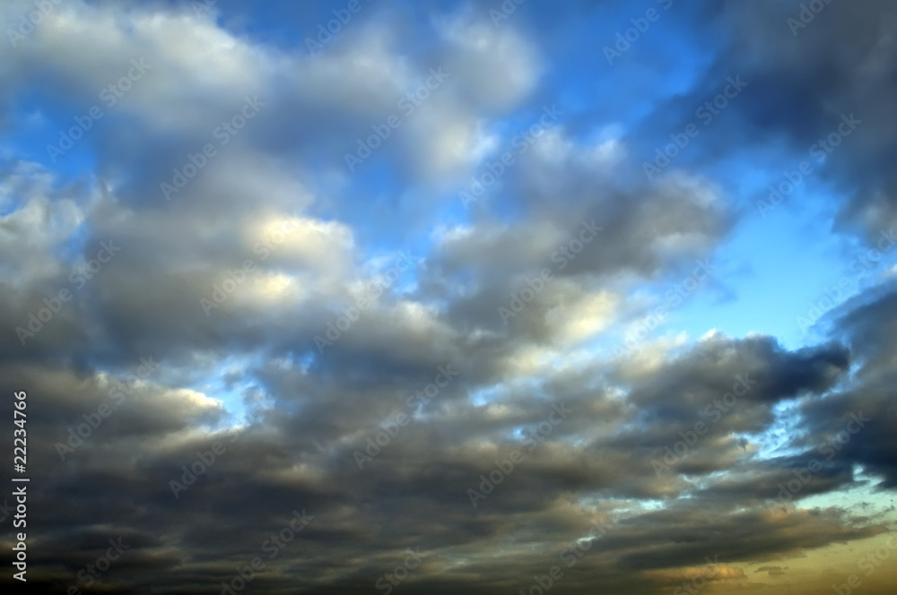 Fototapeta premium Beautiful Blue Sky