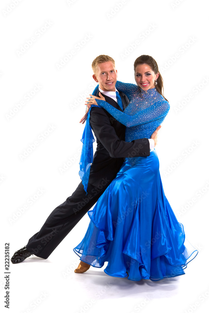 Ballroom Dancers Blue 02