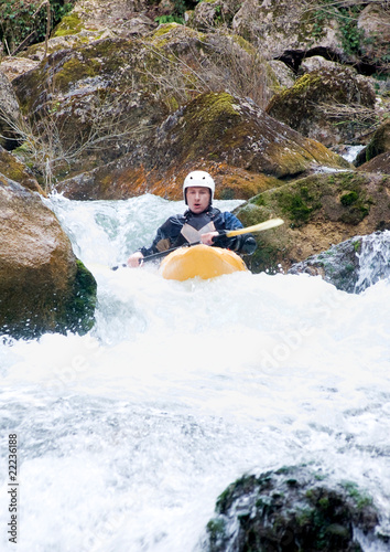 Fototapeta Naklejka Na Ścianę i Meble -  kayaker
