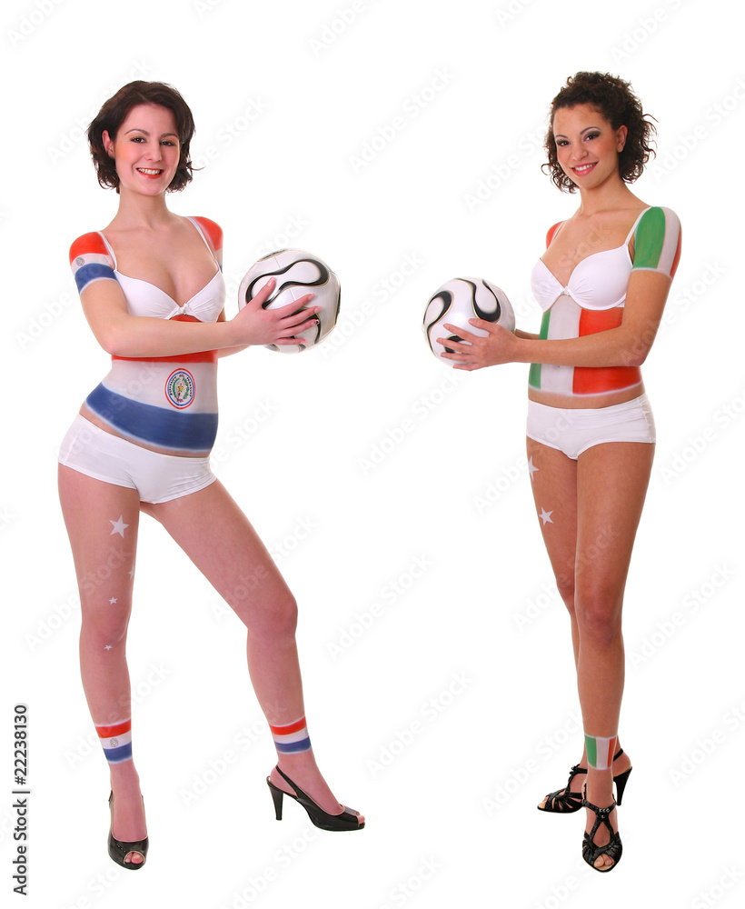WM 2010 Spiel Paraguay - Italien mit Rasen WM 2010 Spiel Paraguay - Italien mit Rasen