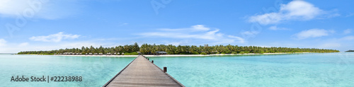 Fototapeta Naklejka Na Ścianę i Meble -  Malediven Panorama
