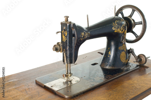 Old sewing machine , sewing-machine isolated