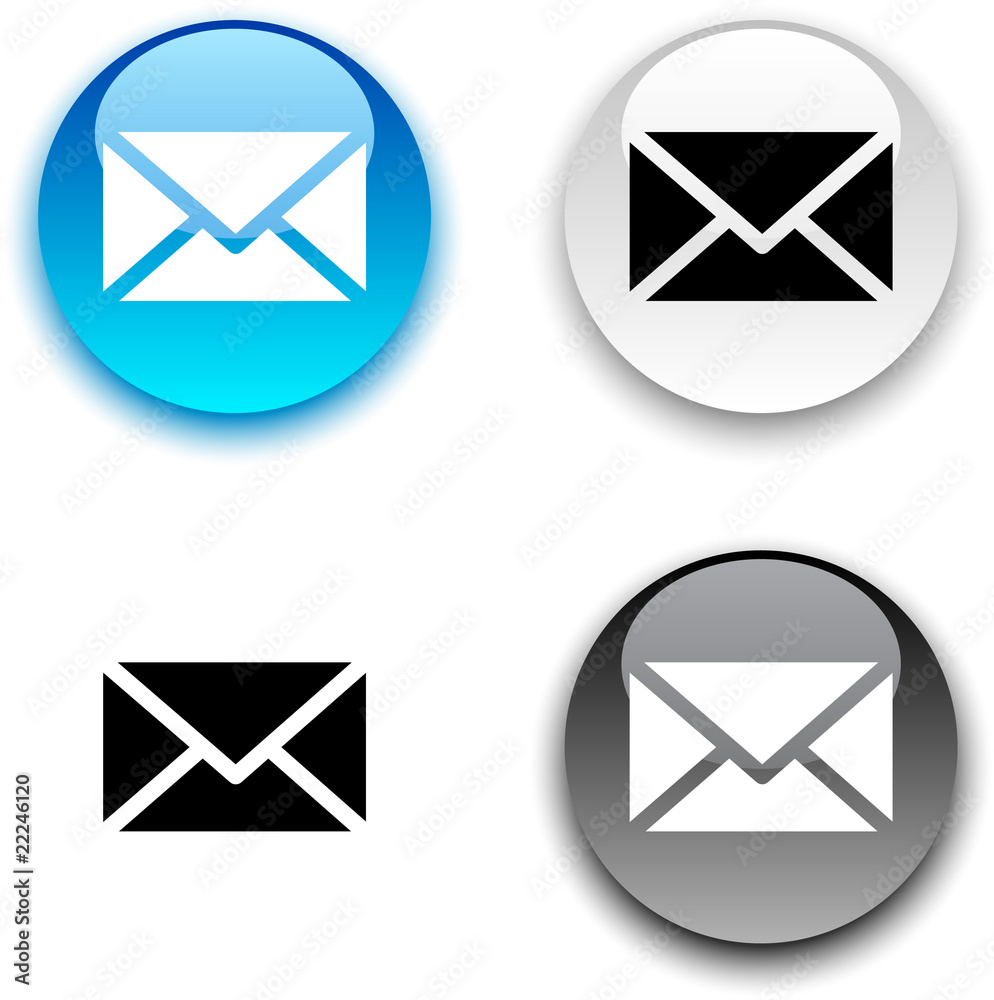 mail button. mail button.