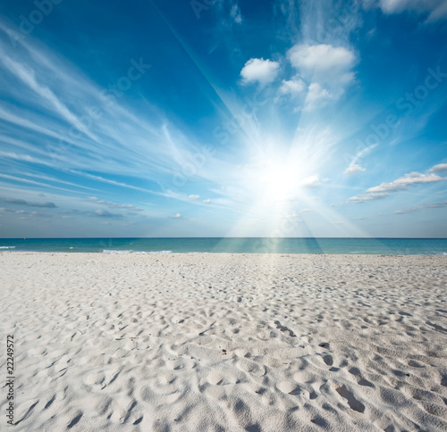 Beautiful beach and sea