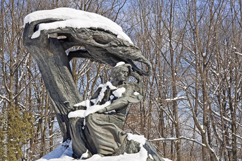Tableau sur toile Monument of Frederic Chopin.