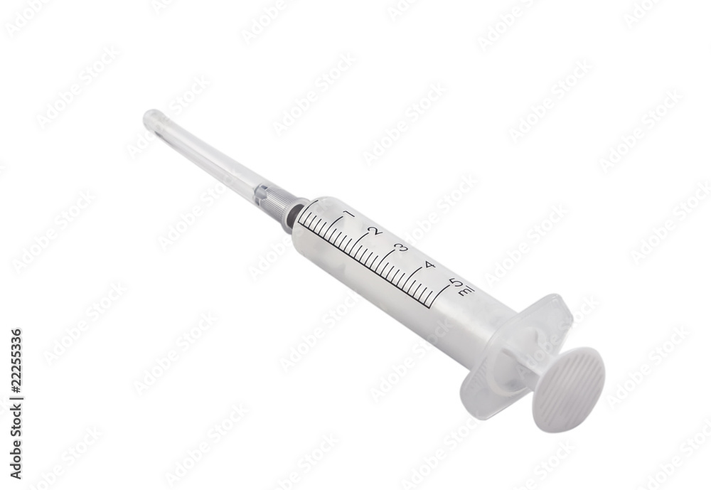 Plastic syringe Plastic syringe