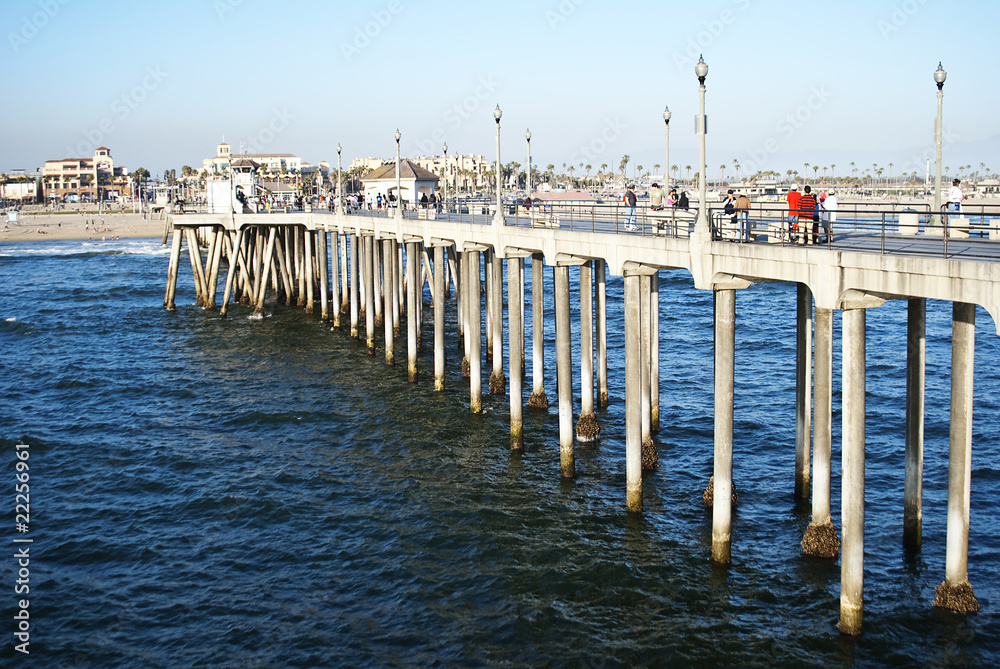 the pier pillars