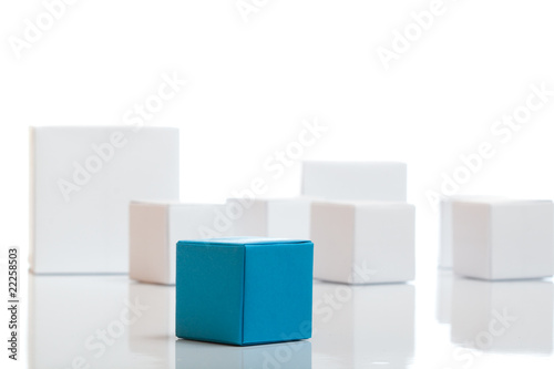 Unique blue box
