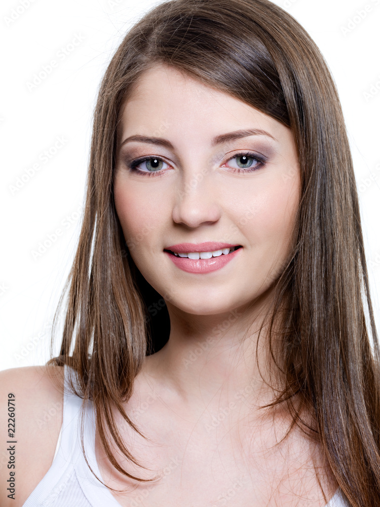 Beautiful smiling young woman Beautiful smiling young woman
