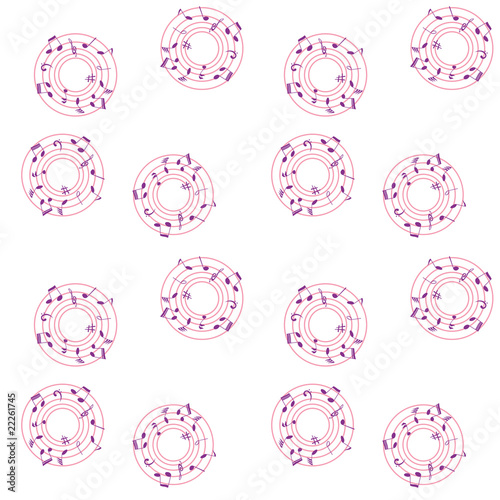 Circle Music Pattern