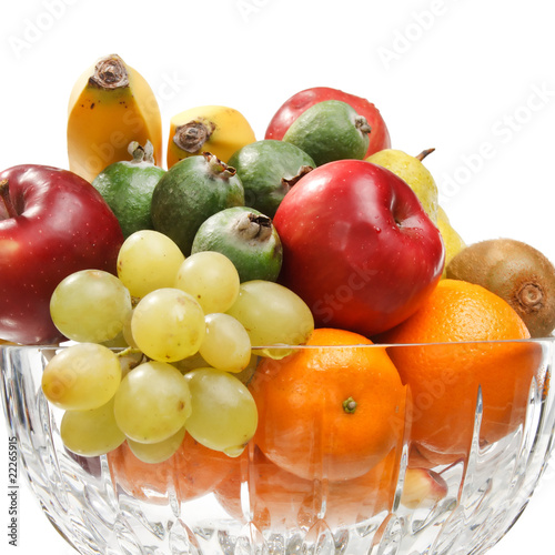 fruits in the vase