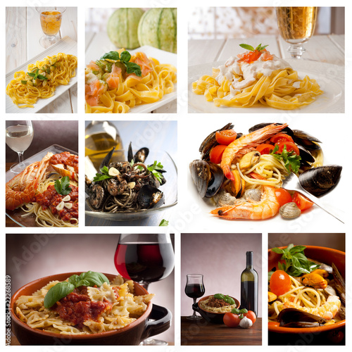 large collection of italian pasta recipe