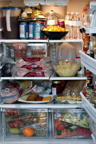 Fully Stocked Refrigerator