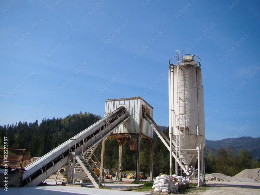 Obraz premium Centrale à beton 2