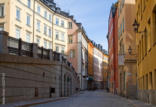 Stockholm  Old Town street.